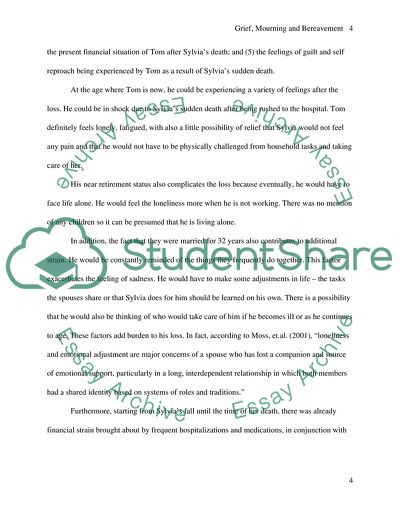 Grief, Mourning and Bereavement