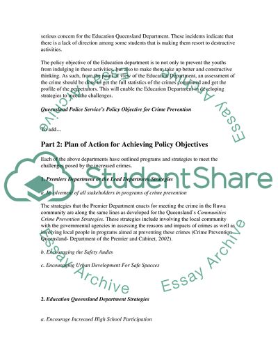 Crime Problem at Ruwa