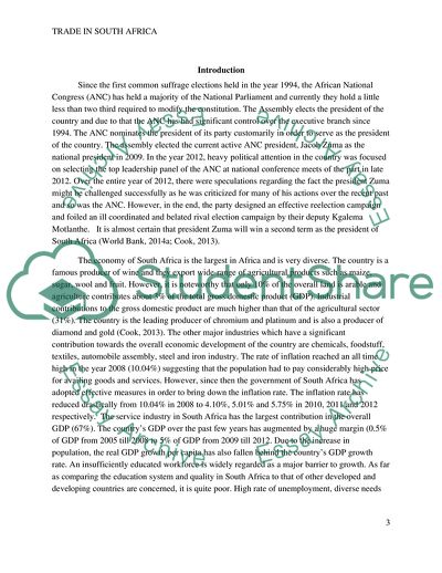 Trade in South Africa