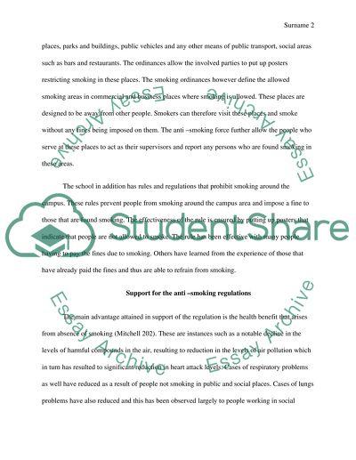 What anti-smoking ordinances are in effect in your community