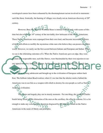 Movie Bury My Heart at Wounded Knee