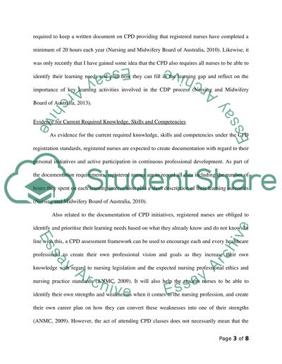 critical discussion essay nursing