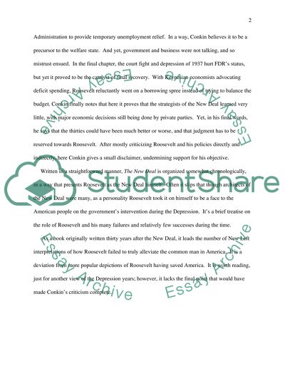 The New Deal by Paul K.Conkin