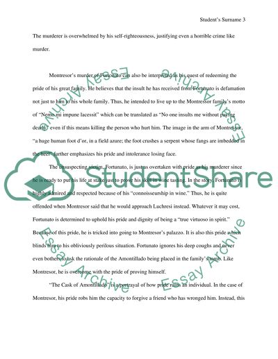 The Cask of Amontillado