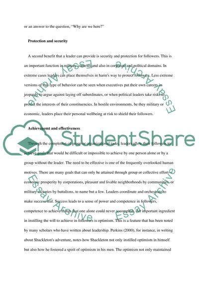 The Concept of Leadership from the Perspective of Leader-Follower Exchange Theory