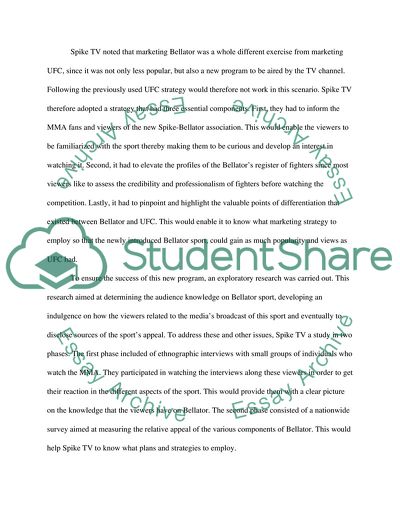 Public Relations in Spike TV: Case Study