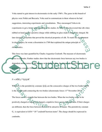 Alessandro Giuseppe Antonio Anastasio Volta, and His Contribution To Modern Electrical Understanding
