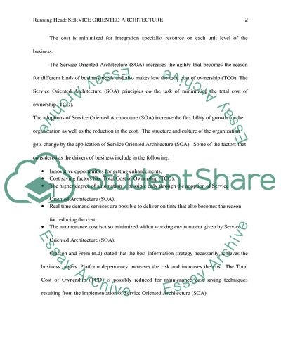 The Service Oriented Architecture and Its Concepts