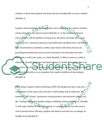 Counseling an Adolescent Child