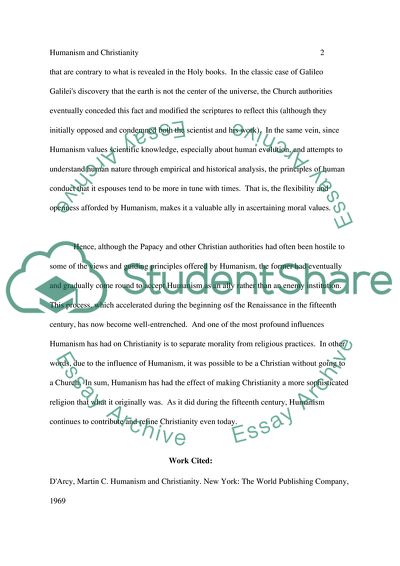 Humanism and Christian beliefs in the fifteenth century