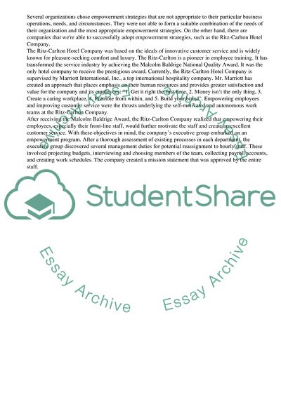 The Twenty Basic Principles for Ritz-Carltons Employees