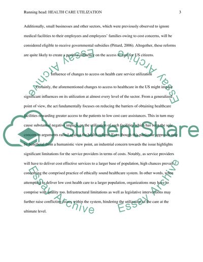 The Patient Protection and Affordable Care Act