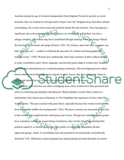 Complicating Categories: Their Effect on Twentieth Century Women