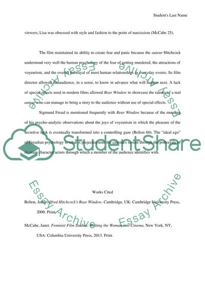 Suspense Thriller Rear Window