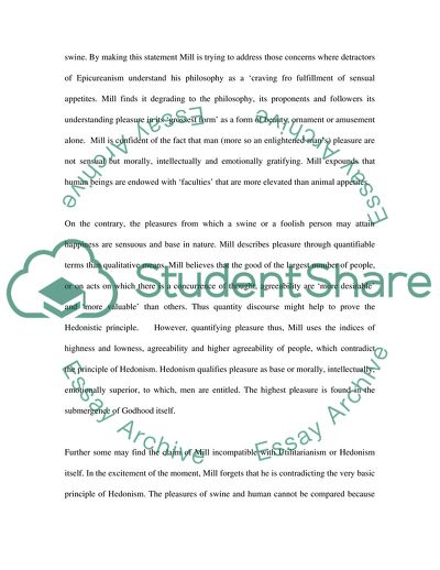 Philosophy: Utilitarianism Concept