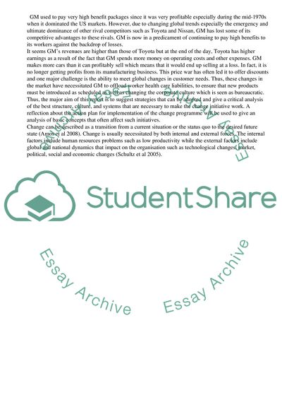 Managing Organisational Change and Development