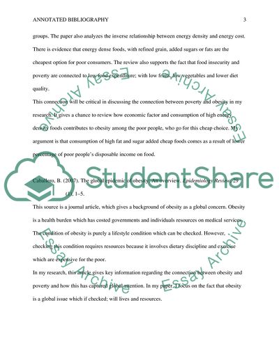 Does Poverty Make People Obese