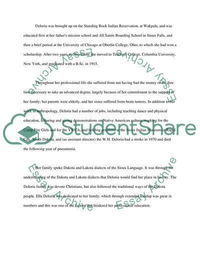 Ella Delorias Water Lily Feminist Perspective