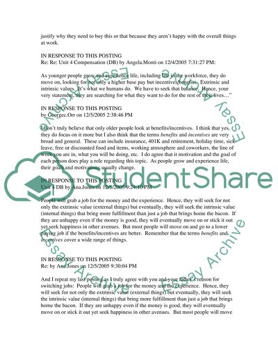 Human Resource Management - Compensation, Benefits, Incentives