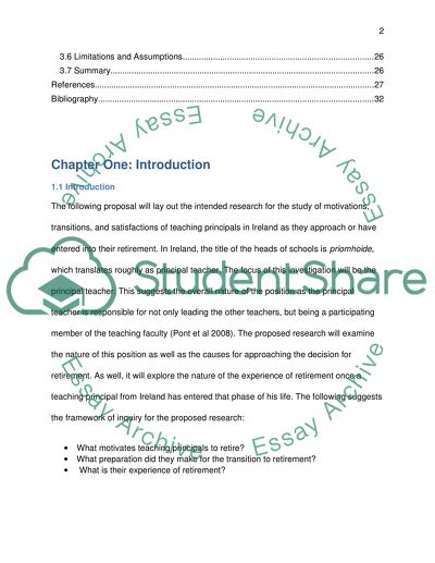 Motivations for Ex-Teacher Principals of Rural schools in Ireland