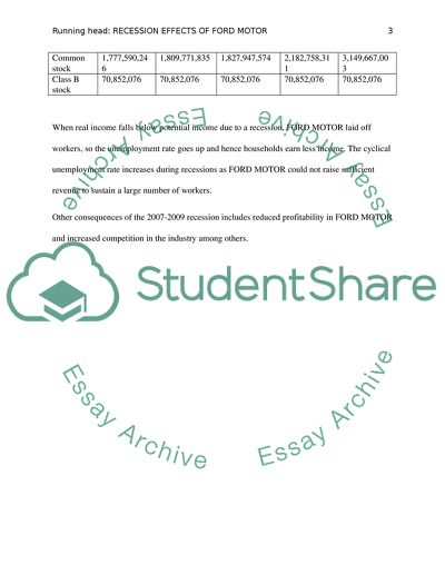 How Inflation Affected Ford Motor During the 2007-2009 Recession