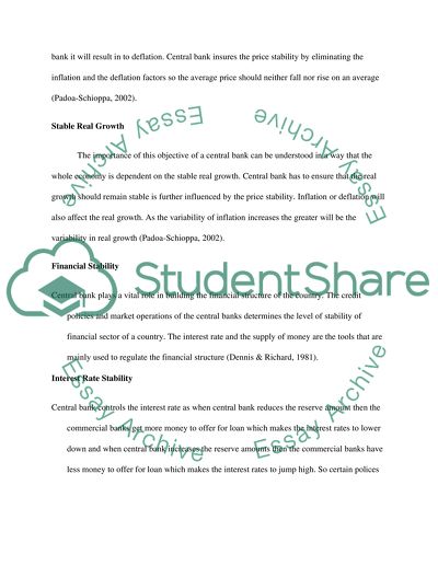 Finance and Accounting of the Central Bank of the UAE