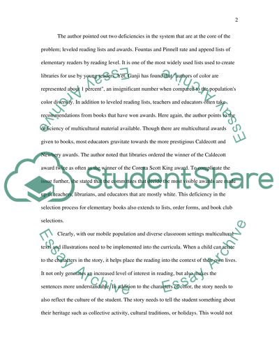 Biased Elementary Reading Programs