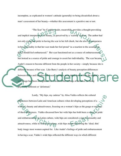 Self Image Development from a Cultural Perspective