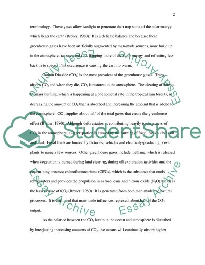 Alternative Fuels - Why we need to invest now to avoid permanent Global Warming