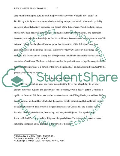 LEGISLATIVE FRAMEWORKS