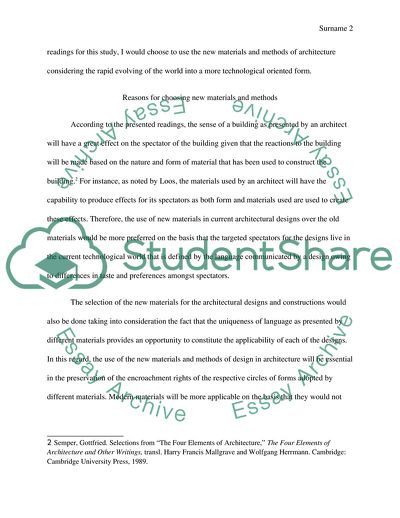 The New Materials and Methods of Architecture