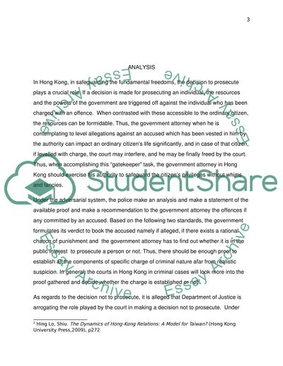 Decision to Prosecute