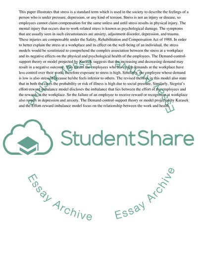 Individual and Organizational Approaches to Manage Stress in the Workplace