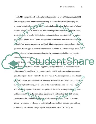 Does Utilitarianism Clash with John Stuart Mills Theory of Liberty