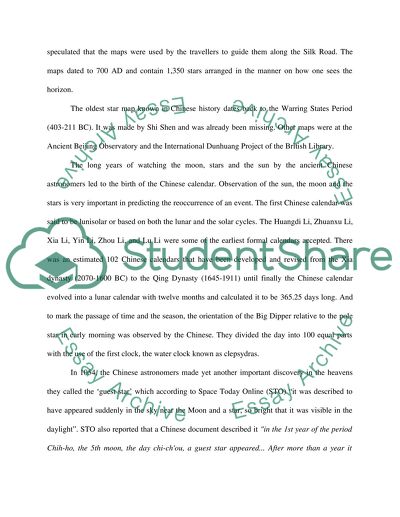 Ancient Chinese Astronomy Issues