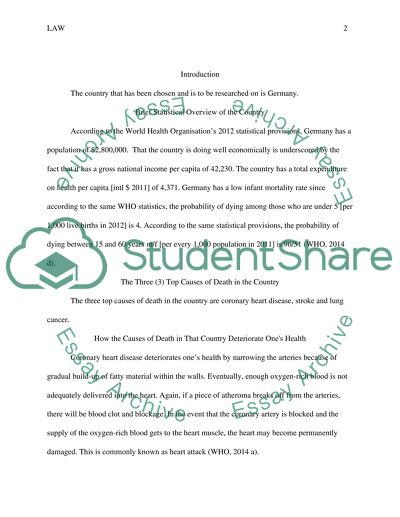 Statistical Overview of Germany