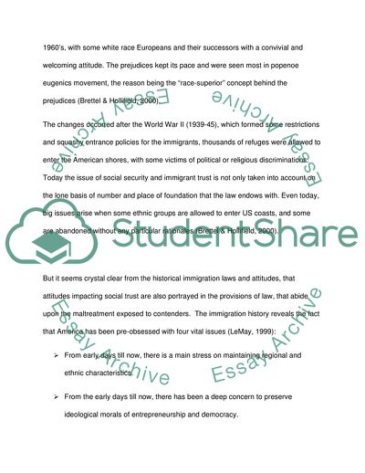 The US Immigration Impasse