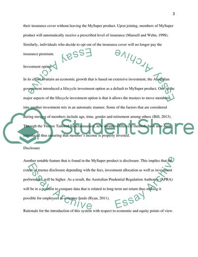 Superannuation Australia