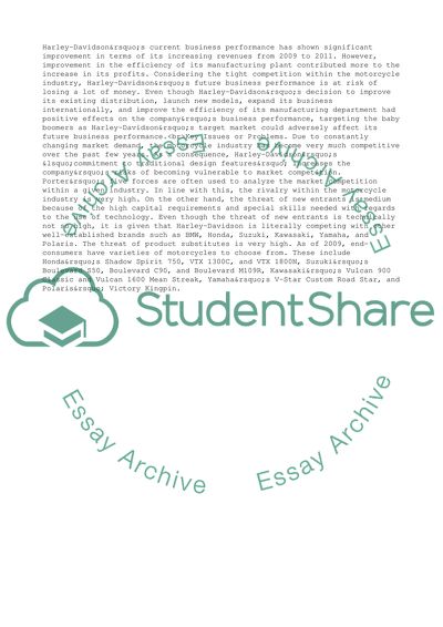 Motorcycle Business Strategy