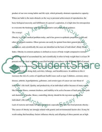 How to Tackle Obesity and Promote Fertility