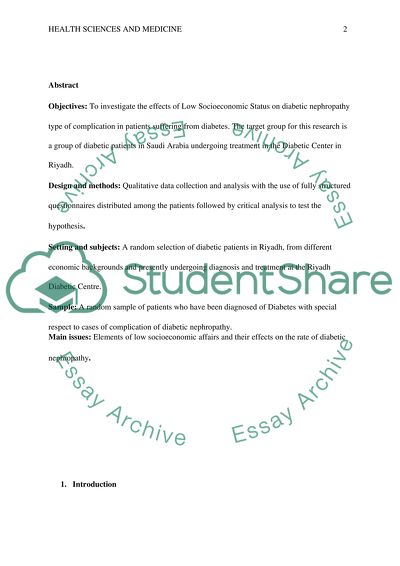 Diabetic Patients in Saudi Arabia
