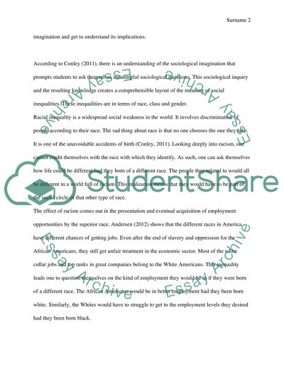 Sociological Imagination