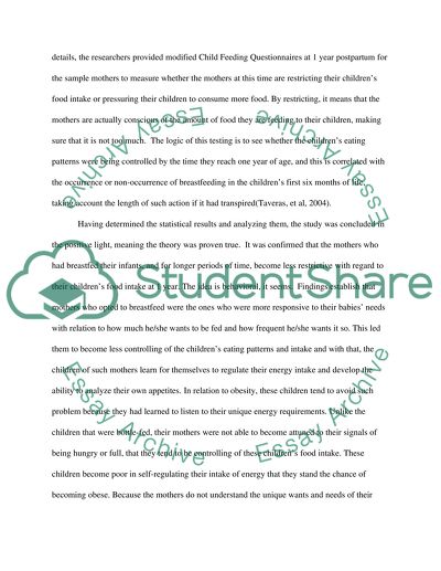 Primary Prevention of Childhood Obesity