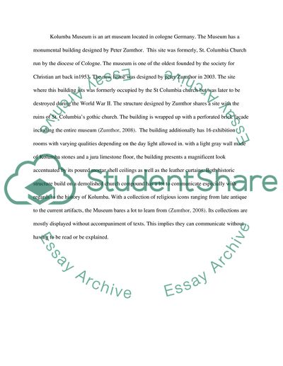 How the Idea of Architecture Is Being Conveyed