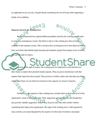 Nickel and Dimed: On (Not) Getting by in America
