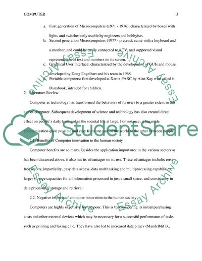 Computer Impacts on Human Life