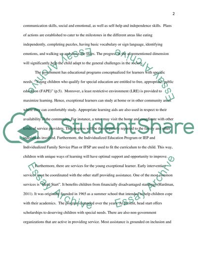 Lifelong Learning and Developmental Disabilities