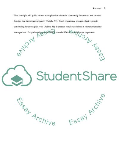 Governance and Public Policy