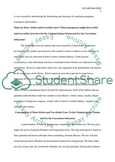 Exam 1, incarceration