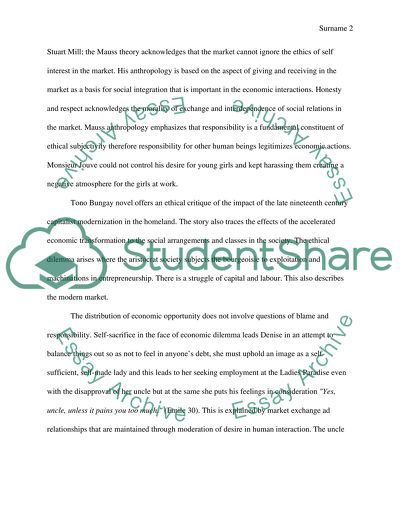 Ethics and the Traditional Mass Market